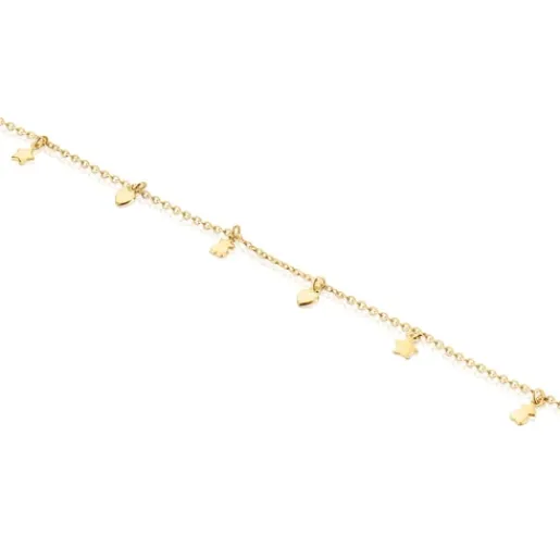 Pulsera con baño de oro 18 kt sobre plata Cool Joy^TOUS Hot