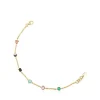 Pulsera con baño de oro 18 kt sobre plata y gemas 0,2-0,5 cm Glory^TOUS Hot