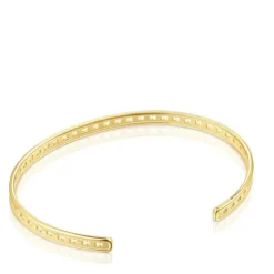Pulsera con baño de oro 18 kt sobre plata y siluetas Bear Row^TOUS Sale