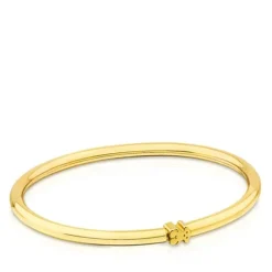 Pulsera con baño de oro 18 kt sobre plata 0,6 cm Warm^TOUS Clearance