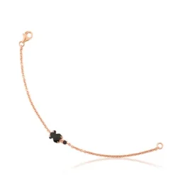 Pulsera con baño de oro rosa 18 kt sobre plata Erma^TOUS Outlet