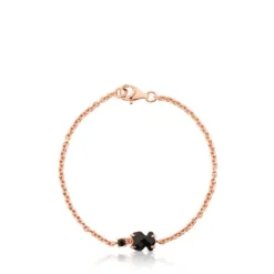 Pulsera con baño de oro rosa 18 kt sobre plata Erma^TOUS Outlet