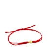 Pulsera cruz de cordón en color rojo y oro Sweet Dolls XXS^TOUS Online