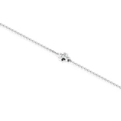 Pulsera cruz de oro blanco y diamantes Les Classiques^TOUS Online