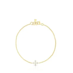 Pulsera cruz de y diamantes Les Classiques^TOUS Clearance
