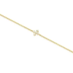 Pulsera cruz de y diamantes Les Classiques^TOUS Clearance