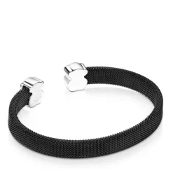 Pulsera de acero IP negro y ónix Mesh Color^TOUS Clearance