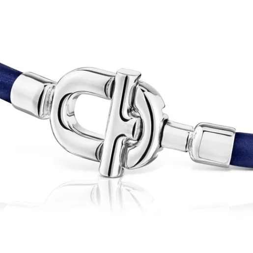 Pulsera de color azul con cierre de MANIFESTO^TOUS Best