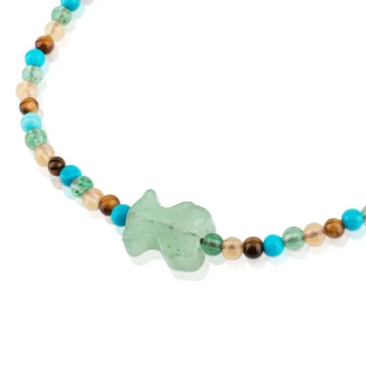 Pulsera de gemas multicolor motivo oso Tibet^TOUS Discount