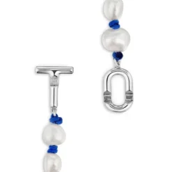 Pulsera de nylon azul con y perlas cultivadas MANIFESTO^TOUS Online