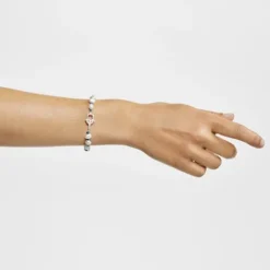 Pulsera de nylon azul con y perlas cultivadas MANIFESTO^TOUS Online