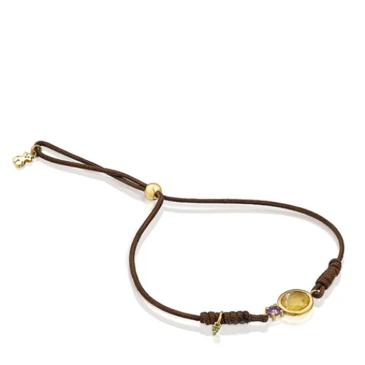 Pulsera de nylon con citrino y Virtual Garden^TOUS Best