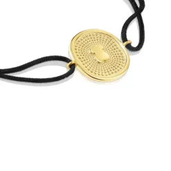 Pulsera de nylon y oro Oursin^TOUS New