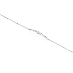 Pulsera de oro blanco con diamantes Riviere^TOUS Outlet