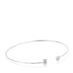 Pulsera de oro blanco y diamantes Puppies^TOUS New