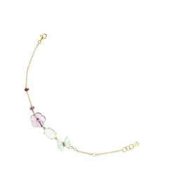 Pulsera de oro con diamantes y gemas Vita^TOUS Online