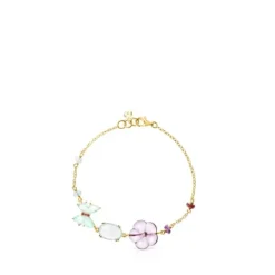Pulsera de oro con diamantes y gemas Vita^TOUS Online