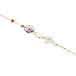 Pulsera de oro con diamantes y gemas Vita^TOUS Online