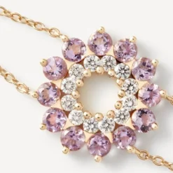 Pulsera de con diamantes y amatistas ATELIER^TOUS Clearance