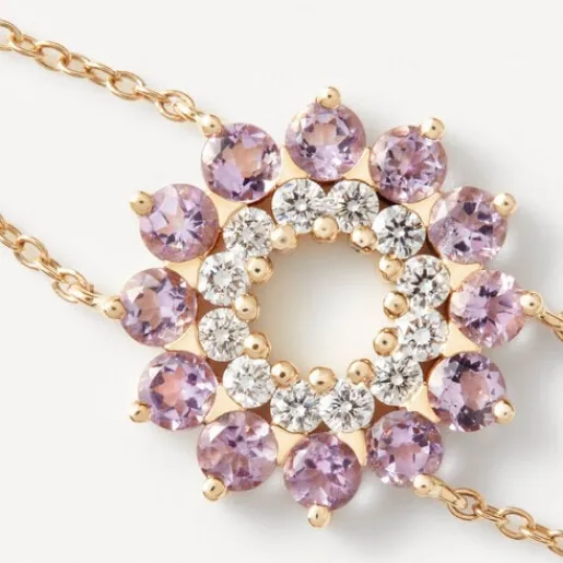 Pulsera de con diamantes y amatistas ATELIER^TOUS Clearance