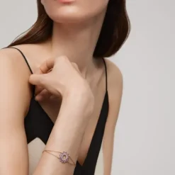 Pulsera de con diamantes y amatistas ATELIER^TOUS Clearance