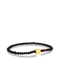 Pulsera de oro con espinelas y rubí tratado Sweet Dolls^TOUS New