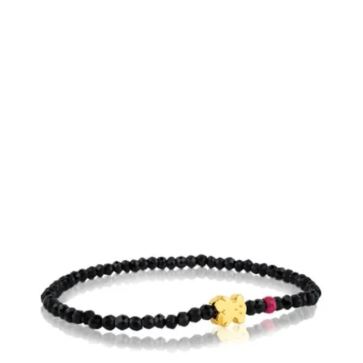 Pulsera de oro con espinelas y rubí tratado Sweet Dolls^TOUS New
