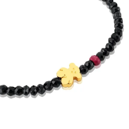 Pulsera de oro con espinelas y rubí tratado Sweet Dolls^TOUS New