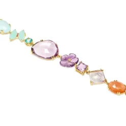 Pulsera de oro con perlas y gemas Vita^TOUS Clearance