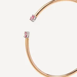 Pulsera de oro rosa y oro blanco con espinelas ATELIER^TOUS Best