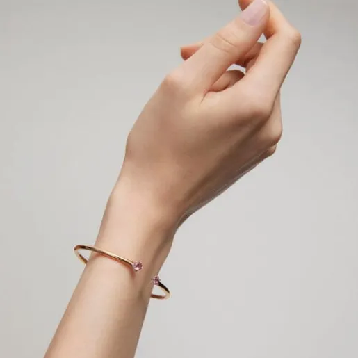 Pulsera de oro rosa y oro blanco con espinelas ATELIER^TOUS Best