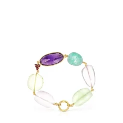 Pulsera de oro y gemas Luz^TOUS Best