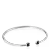 Pulsera de plata con ónix 5,5cm. Mini Onix^TOUS Clearance