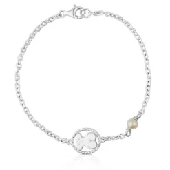 Pulsera de plata con perla cultivada Camee^TOUS Best