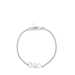 Pulsera de plata con perla Nocturne^TOUS Best