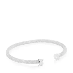 Pulsera de plata motivo oso Icon Mesh^TOUS Outlet