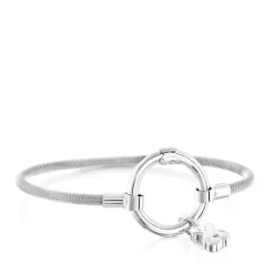 Pulsera de plata y acero Hold^TOUS Clearance