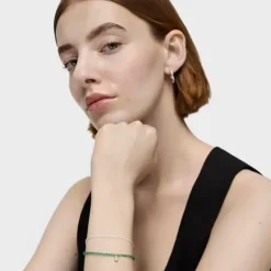 Pulsera de y calcedonia verde tratada Bold Bear^TOUS Hot