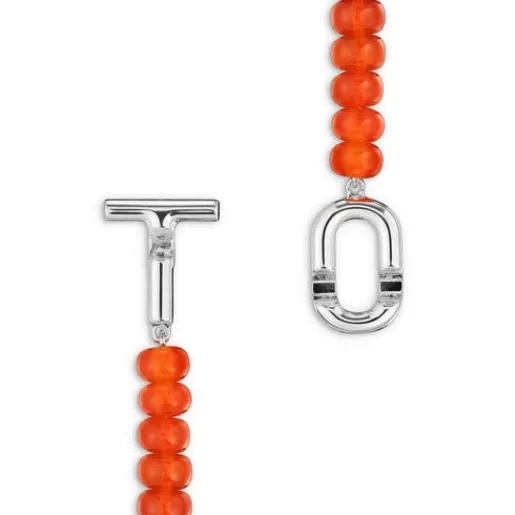 Pulsera de y calcedonia tratada naranja MANIFESTO^TOUS Discount