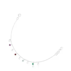 Pulsera de plata y gemas motivos Bold Motif^TOUS Discount