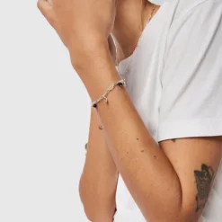 Pulsera de plata y onix Magic Nature^TOUS