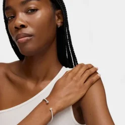 Pulsera de plata y perla cultivada de 0,7cm, Mesh^TOUS Clearance
