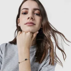 Pulsera de plata y perlas 17,5cm Real Sisy^TOUS Online