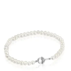 Pulsera de y perlas cultivadas MANIFESTO^TOUS Sale