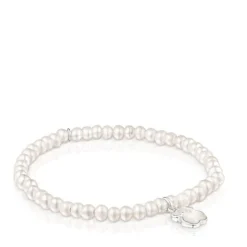 Pulsera de plata y perlas Icon Color^TOUS Clearance