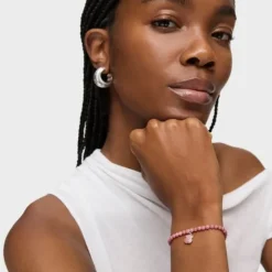 Pulsera de plata y rodonita Icon Color^TOUS Outlet