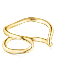 Pulsera doble con baño de oro 18 kt sobre plata Hav^TOUS Hot