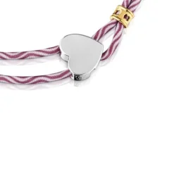 Pulsera elástica burdeos con corazón de Sweet Dolls^TOUS