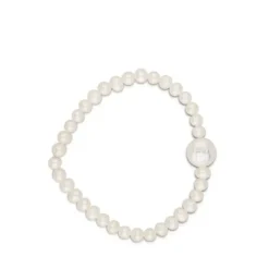 Pulsera elástica de plata y perlas cultivadas Sweet Dolls^TOUS Outlet