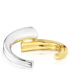 Pulsera esclava bicolor con motivo oso 1950^TOUS Online